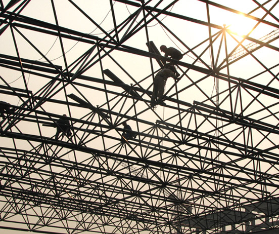 承德厂房网架安装